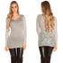 Long Sleeve Lace Jumper